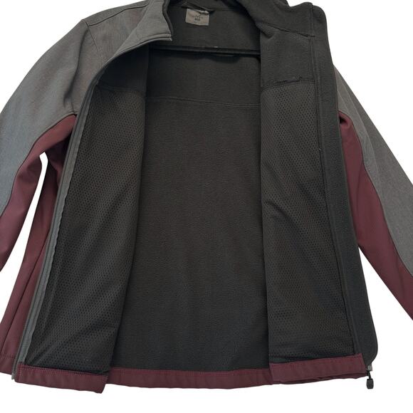 ROPER PCD Softshell Technical Jacket Women's Size 1X Wine Gray Western NWOT - Picture 10 of 14